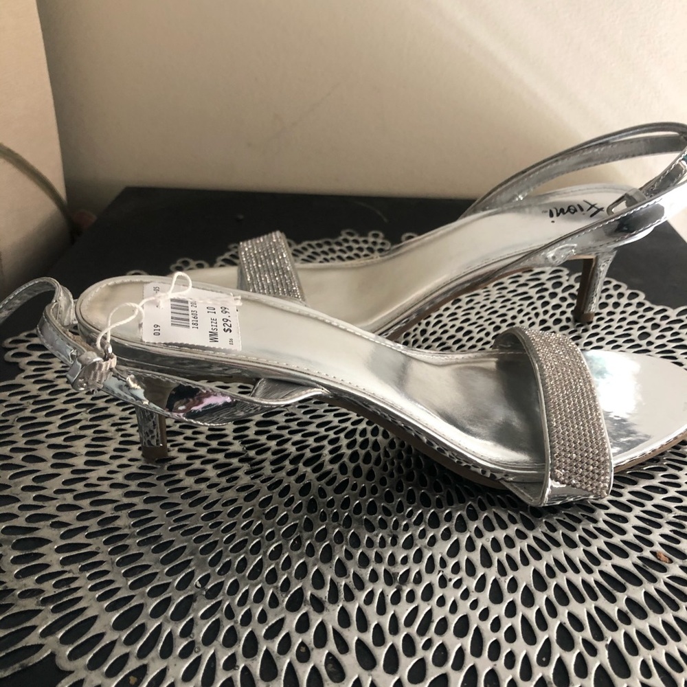 Silver heels